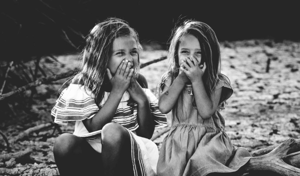 little girls laughing at funny parenting quotes