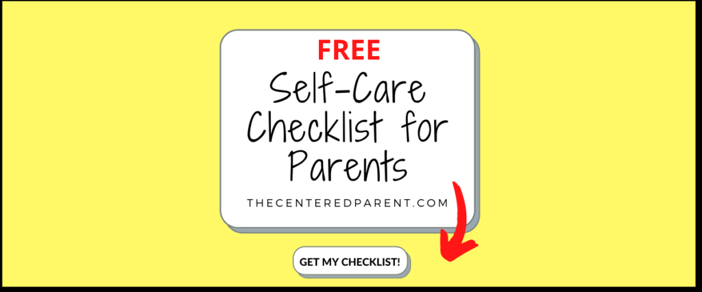 self-care checklist for parents opt-in
