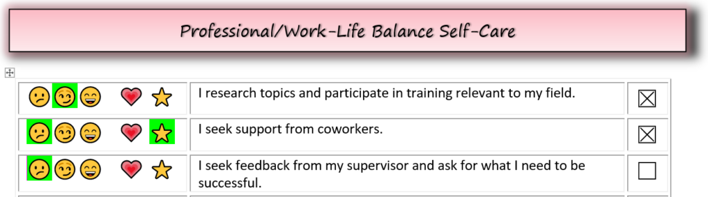 self-care checklist how-to