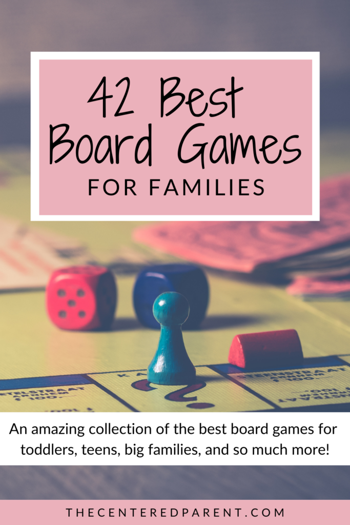 42 Best Board Games for Families Pinterest Pin