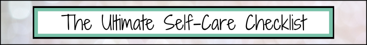 self-care checklist