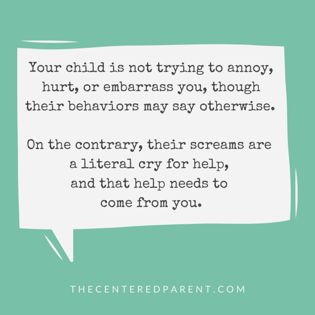 helping your screaming kid quote