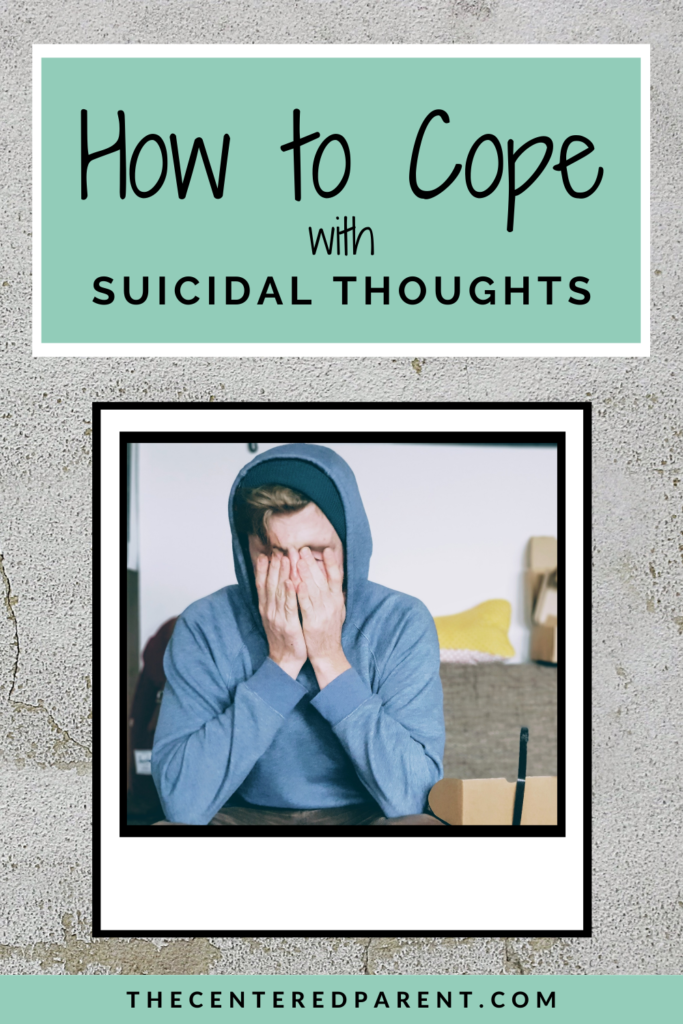how to cope with suicidal thoughts pinterest pin
