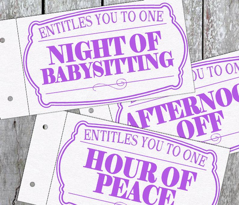 first time parent coupon book etsy perfect gifts for new parents