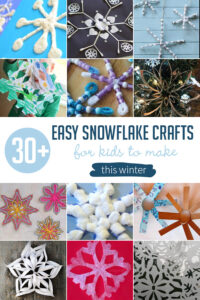 easy snowflake crafts for kids