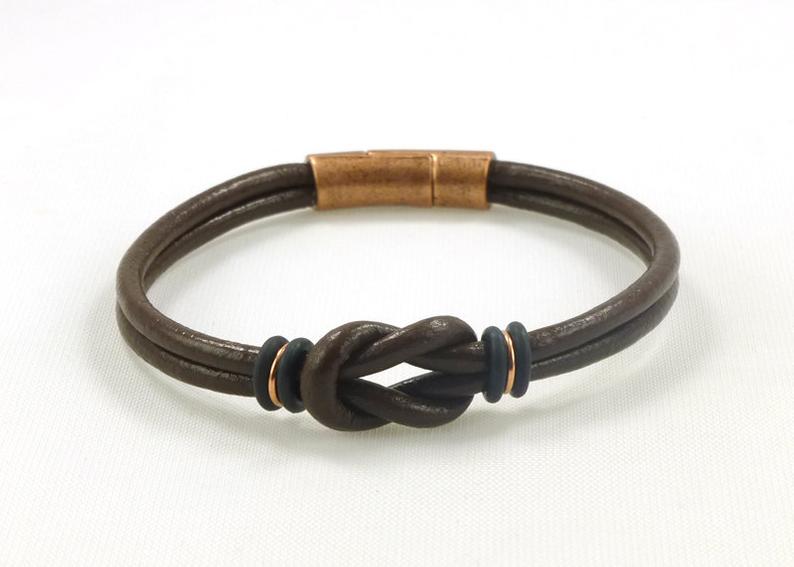 mens bracelet celtic knot etsy handmade gifts for men
