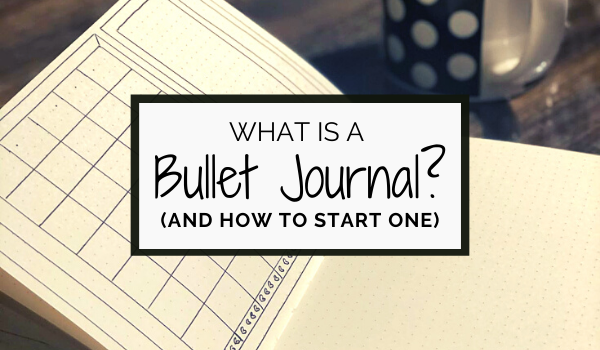 bullet journal blog post header
