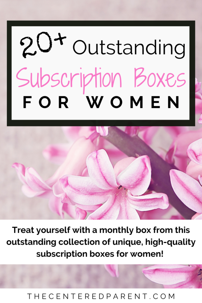 subscription boxes for women pinterest image