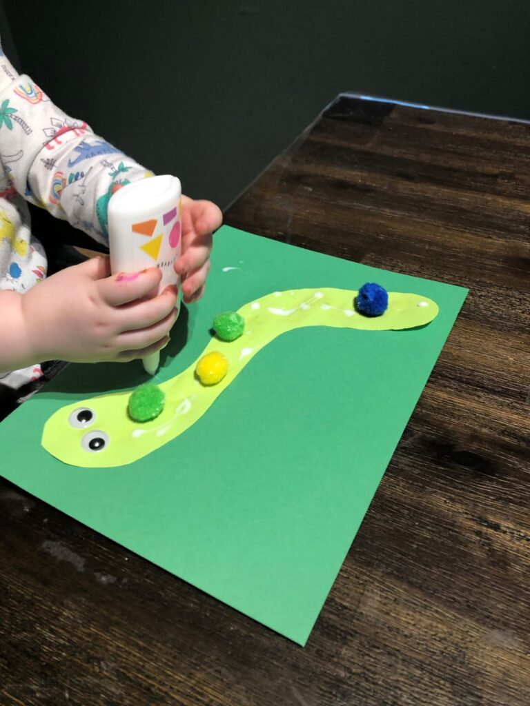 gluing activities for 2 year olds