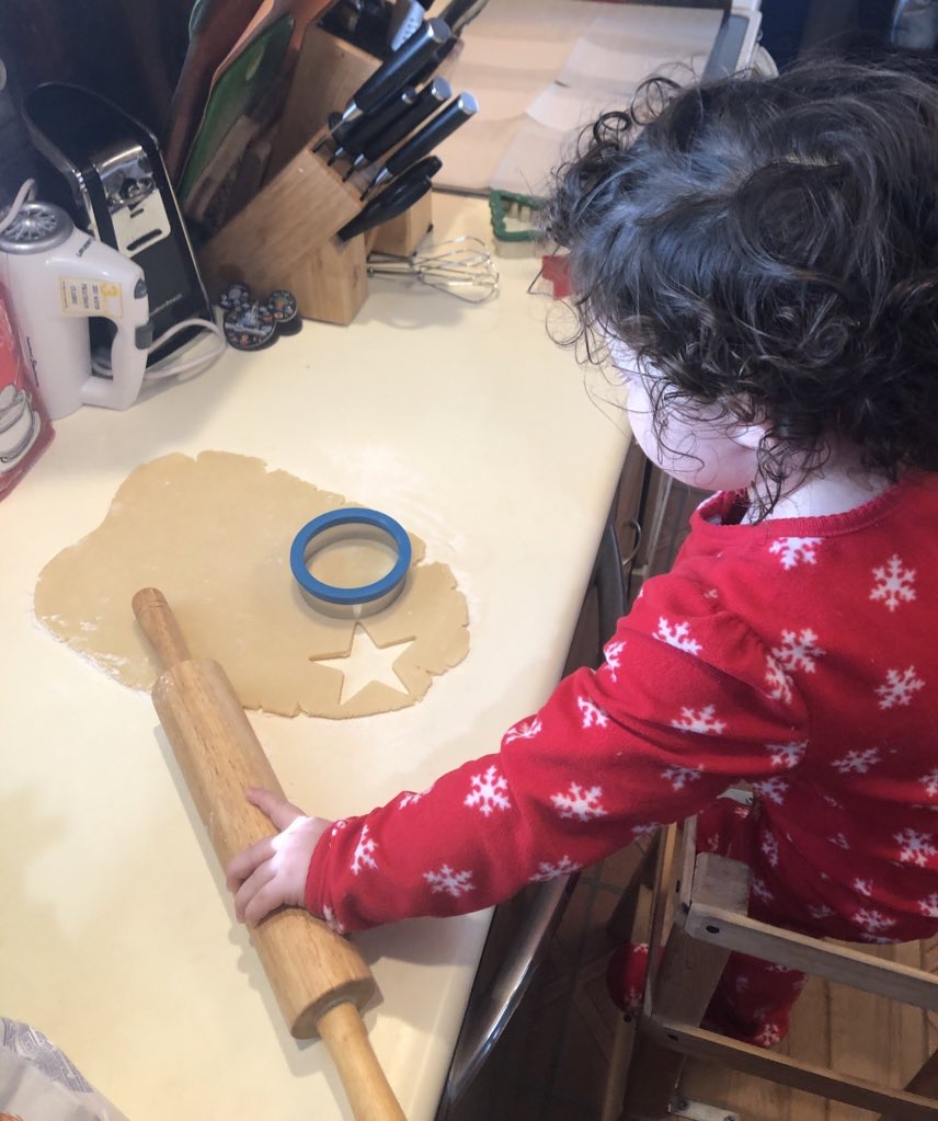 baking cookie dough sensory play