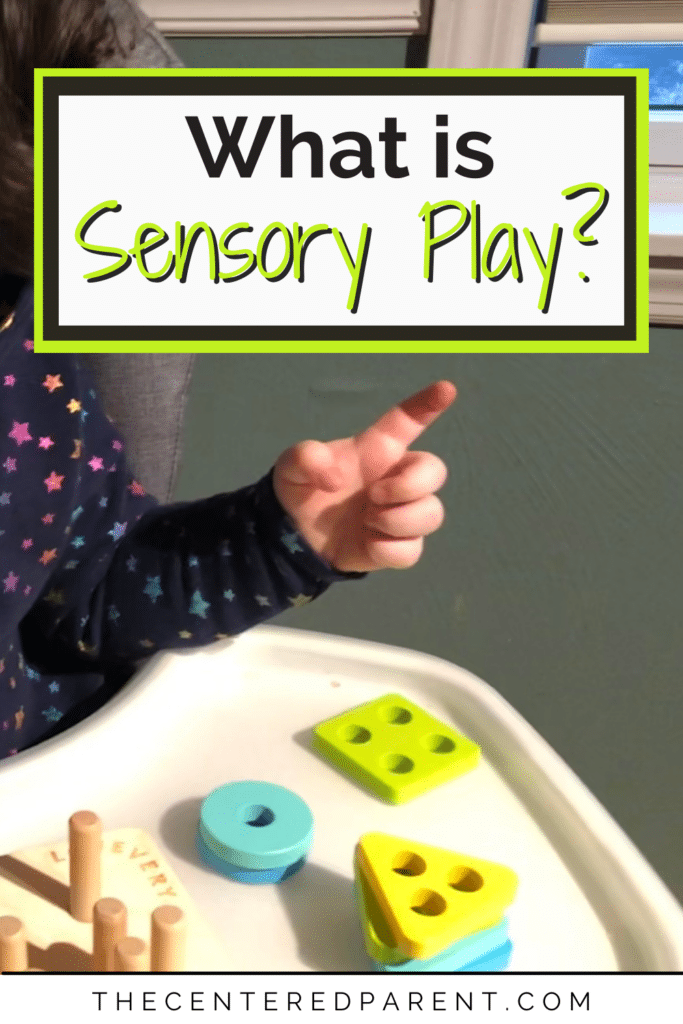 what is sensory play pinterest pin