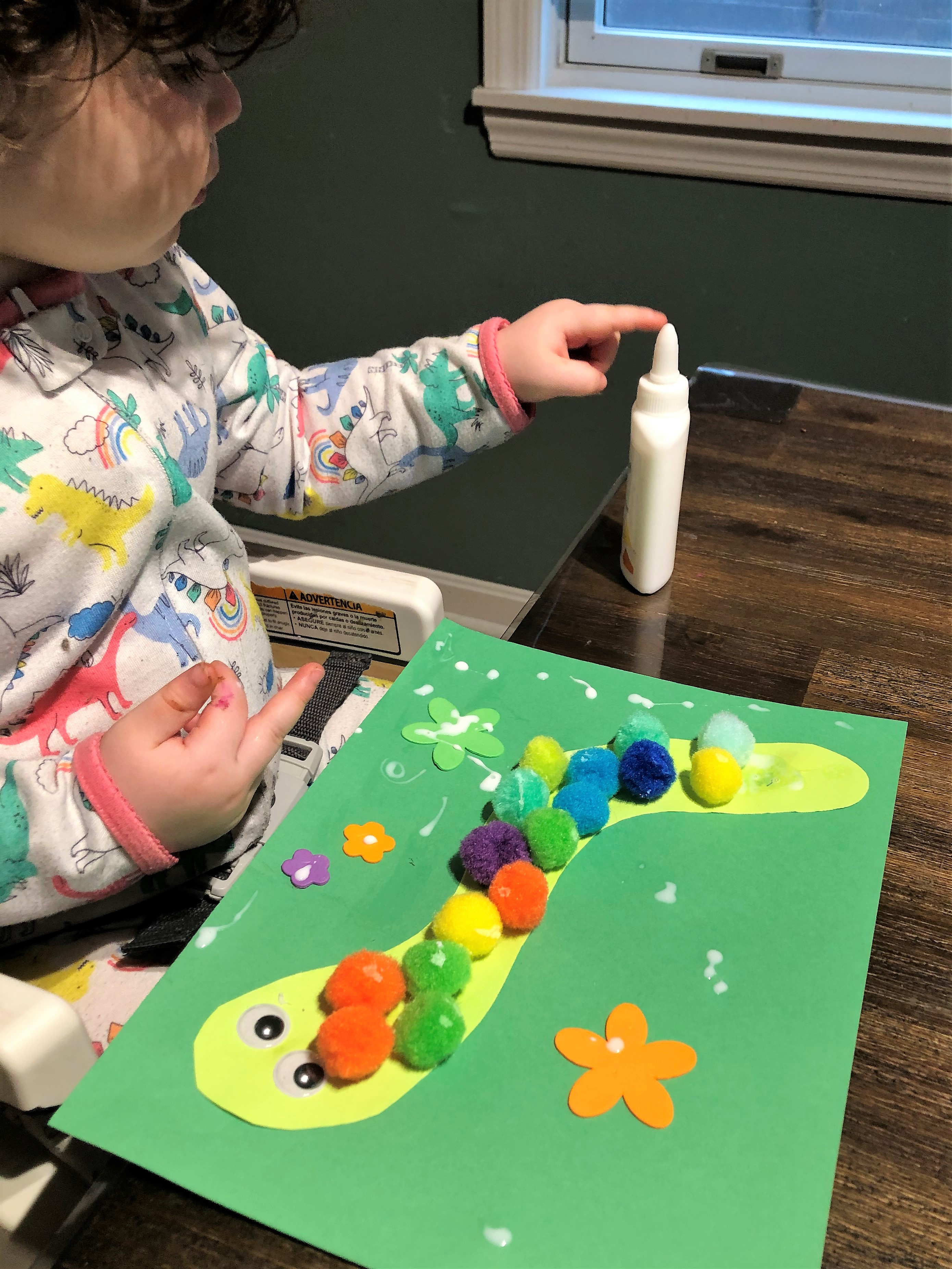 glue arts and crafts activity for 2 year old