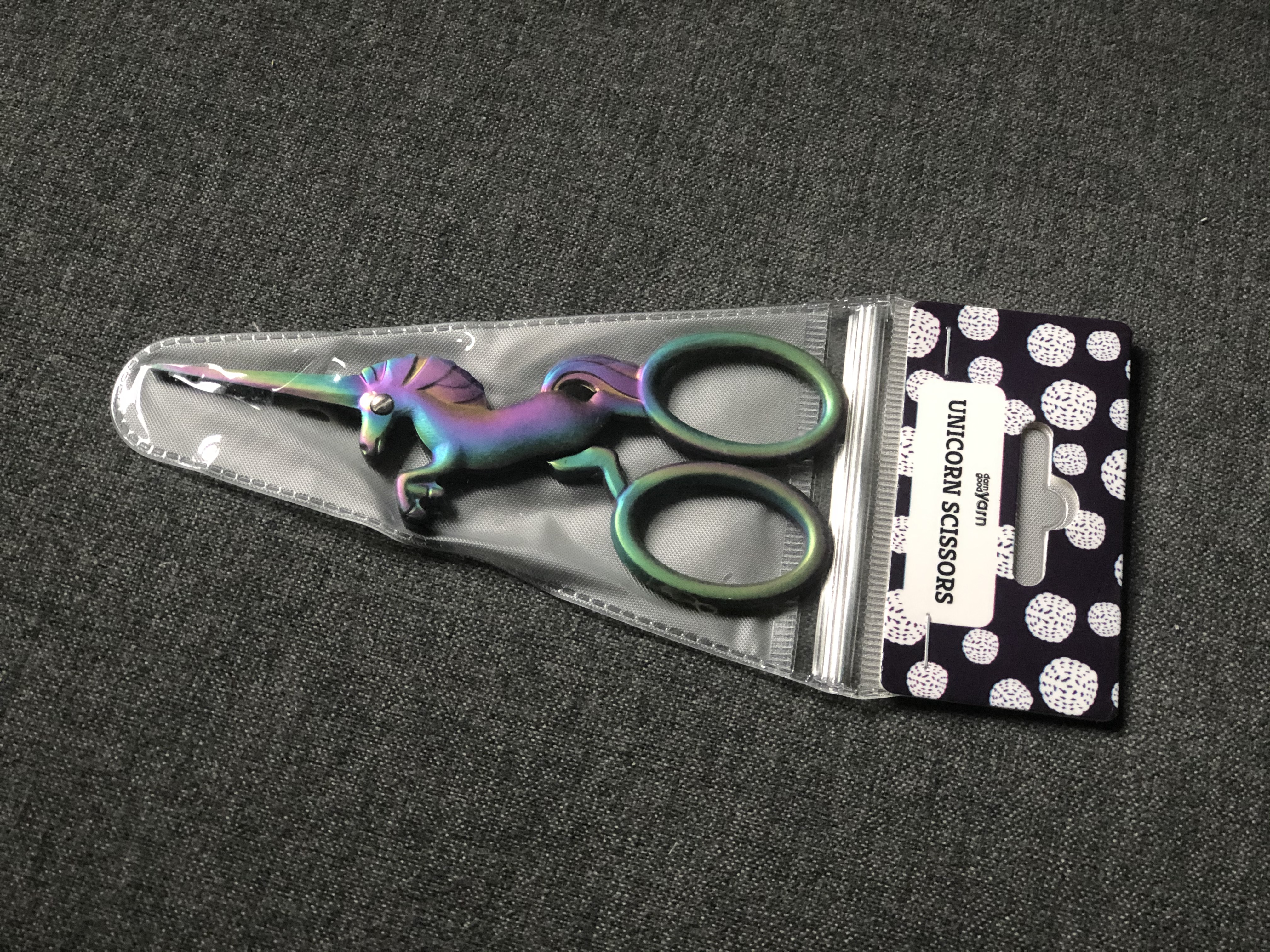 rainbow unicorn craft scissors