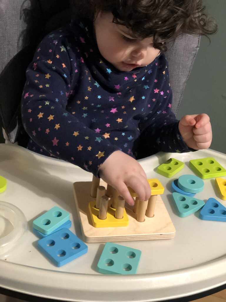 LOVEVERY toddler play kit shape sorter