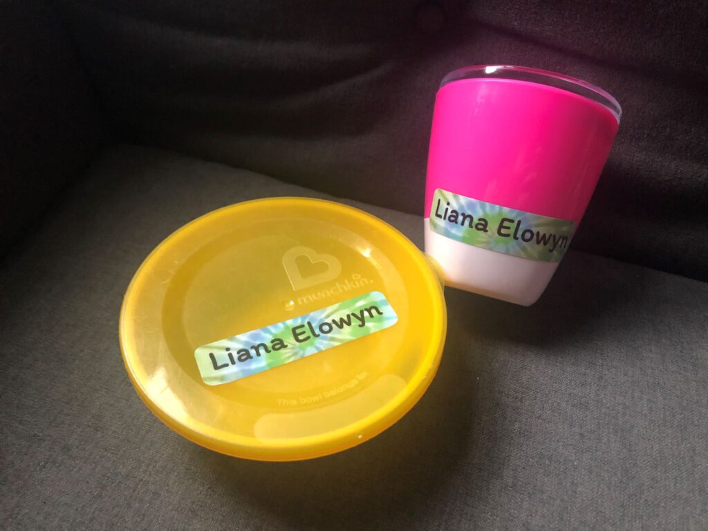 name bubbles personalized labels for school supplies