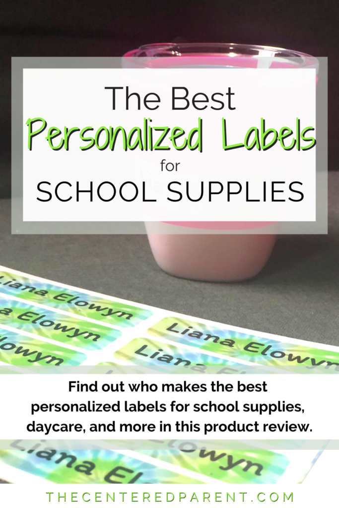 personalized labels for school supplies pinterest pin