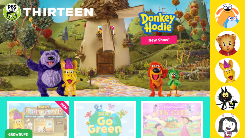 PBS Kids Games learning app for kindergarten