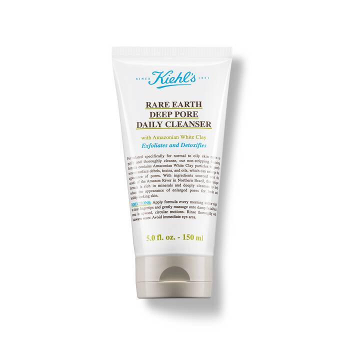 kiehl's rare earth deep pore cleanser anti-aging skin care
