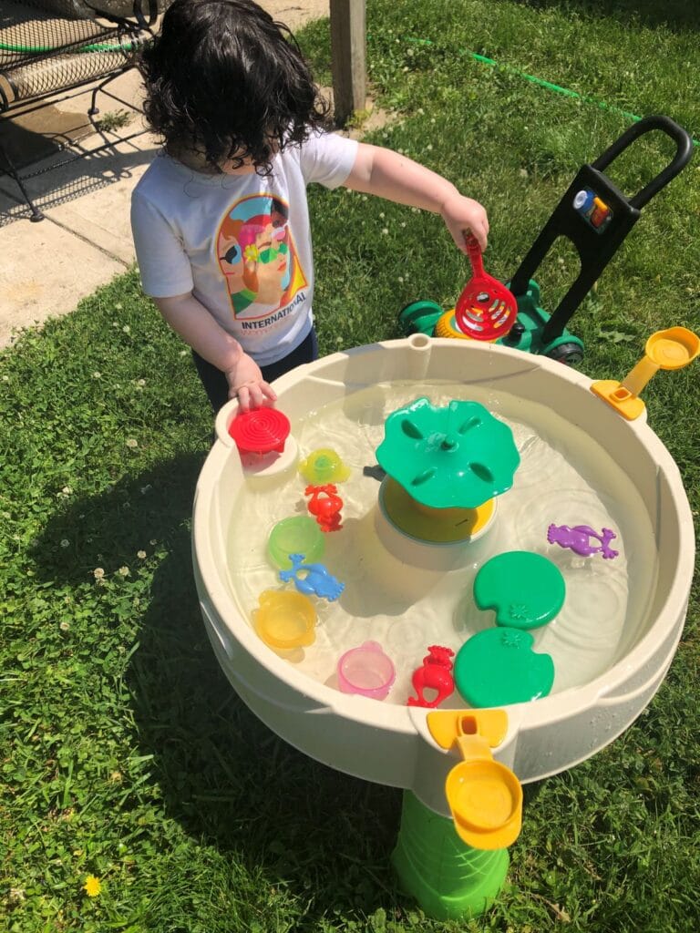 water table sensory play learning activities for 2 year olds
