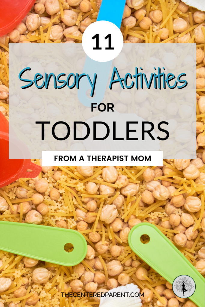 sensory activities for toddlers pinterest pin