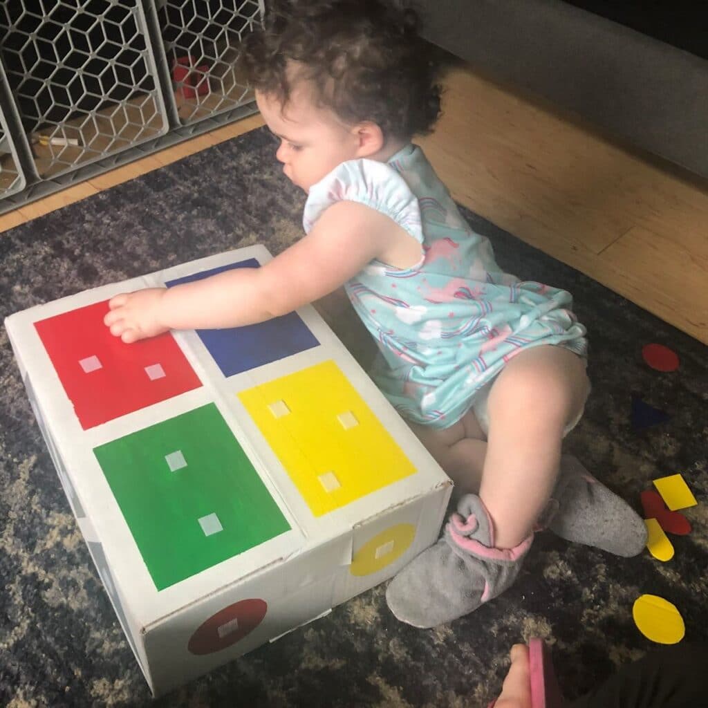 DIY shape sorter