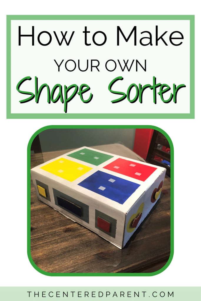 shape sorter Pinterest pin