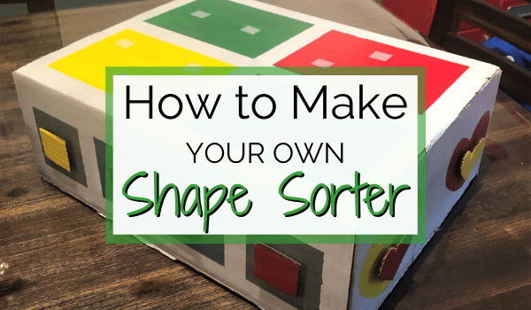 DIY shape sorter blog banner