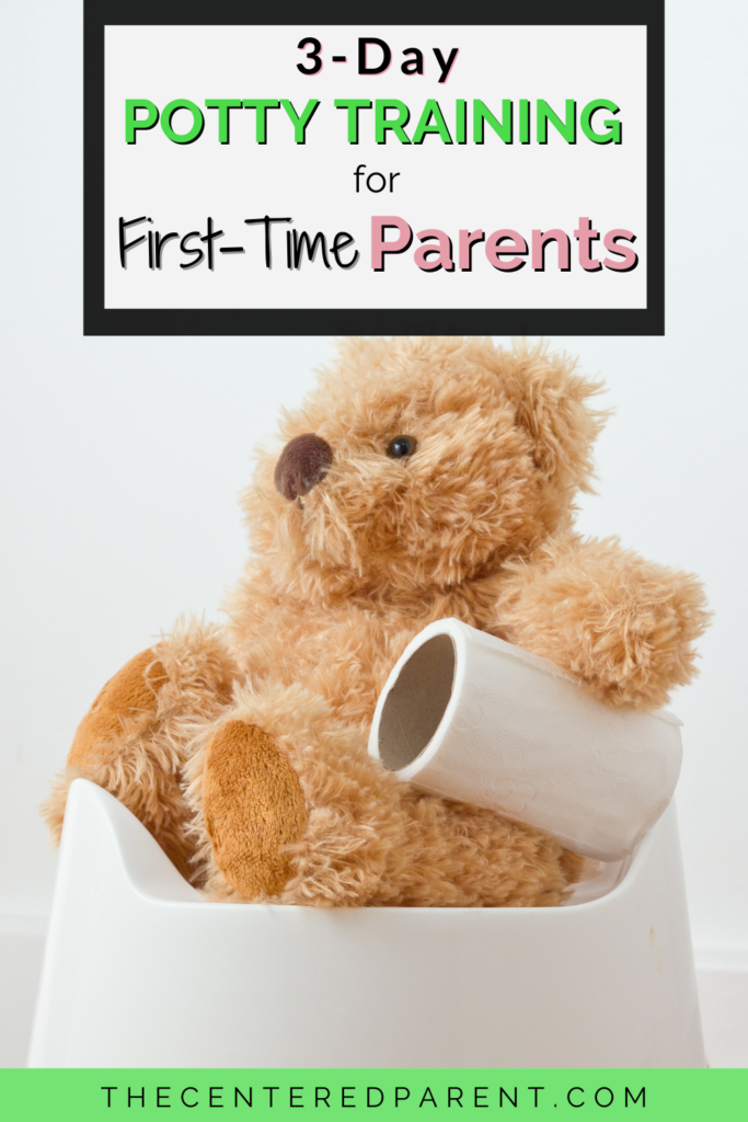 3 day potty training Pinterest pin