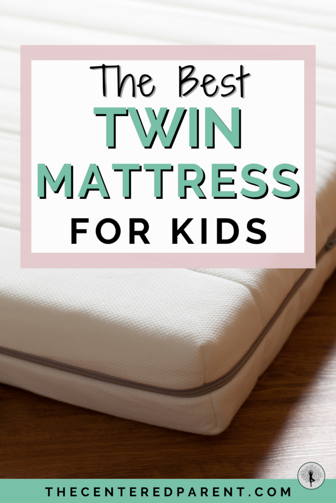 twin mattress for kids Pinterest pin