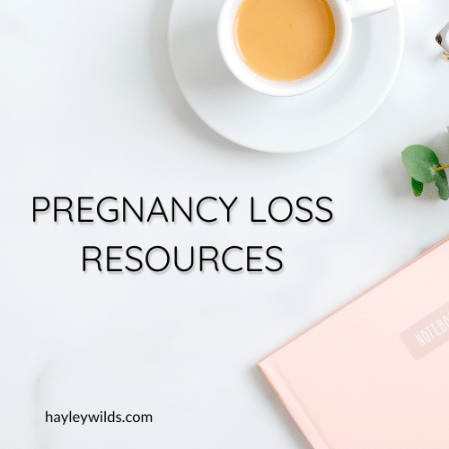 pregnancy loss resources miscarriage support