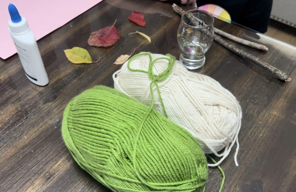 art supplies for god's eye nature craft for kids