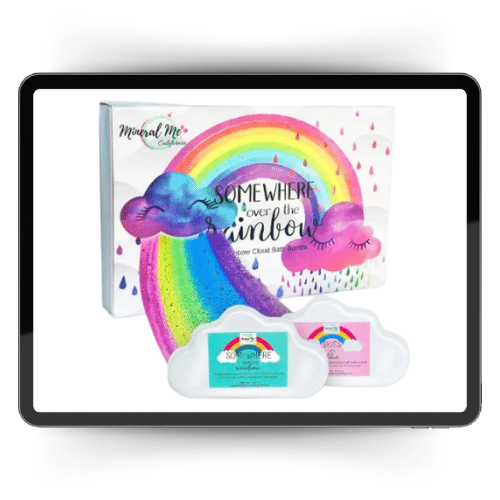 rainbow bath bombs for kids