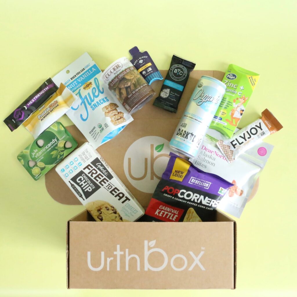 urthbox snack box subscription gift box
