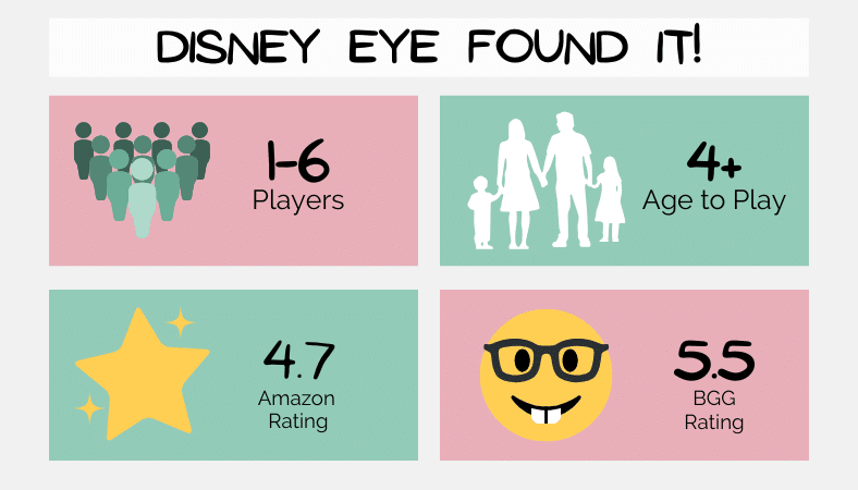 disney eye found it! board game for kids