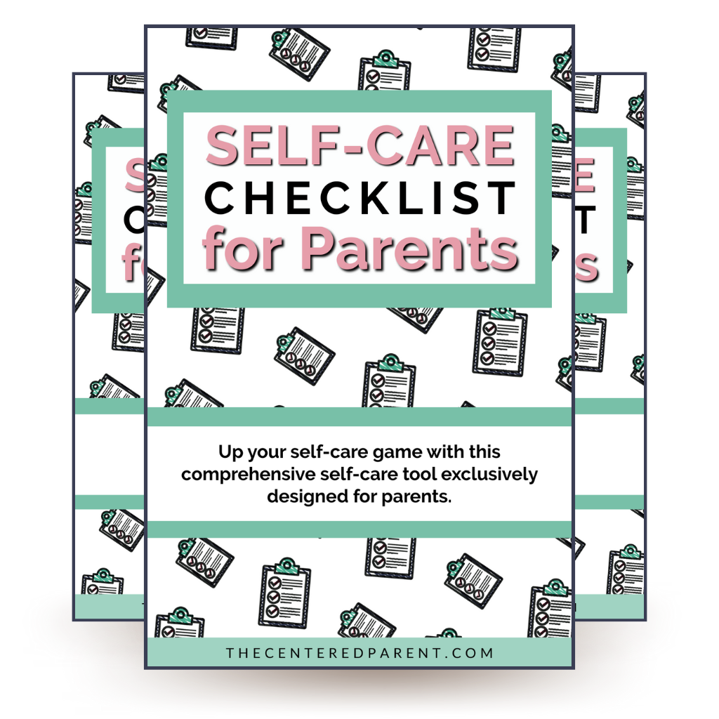 self-care checklist for parents